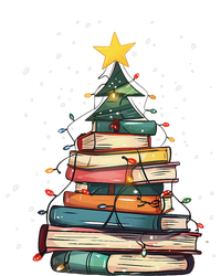 Book Christmas Tree Book Lover Teacher Librarian Impact Tech Backpack