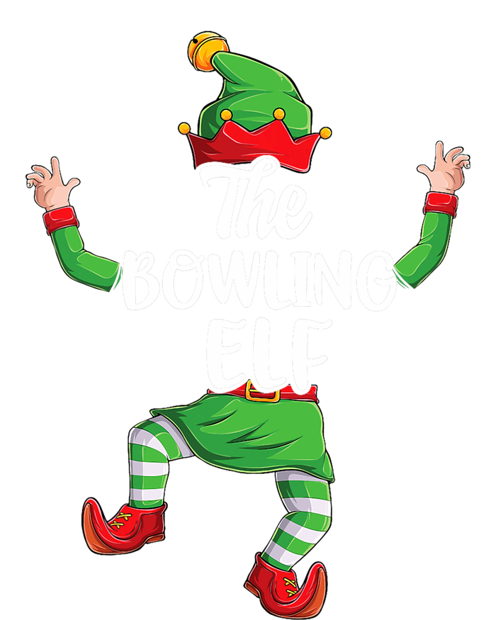 Bowling Elf Family Matching Christmas Pajamas Pjs Xmas T-Shirt