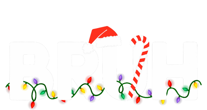 Bruh Christmas Funny Christmas Santa T-Shirt