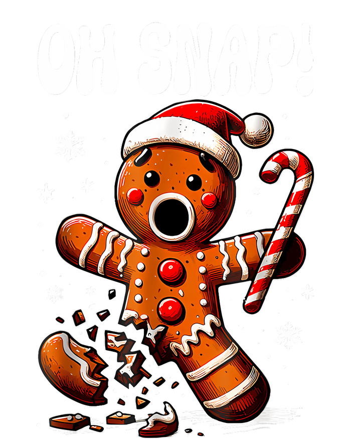 Christmas Gingerbread Man Oh Snap Outfit Pajama Toddler Fine Jersey T-Shirt