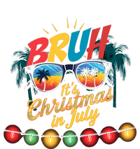 Bruh Santa Claus Sunglasses Beach Christmas In July T-Shirt