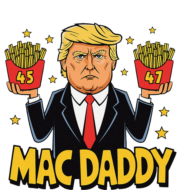 Funny Trump Fast Food Mac Daddy For Fans Sustainable Beanie