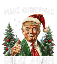 Make Christmas Great Again Funny Santa Trump 2024 Xmas Yupoong Adult 5-Panel Trucker Hat