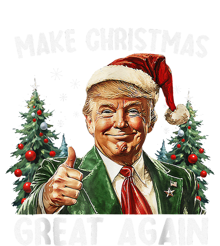 Make Christmas Great Again Funny Santa Trump 2024 Xmas Yupoong Adult 5-Panel Trucker Hat