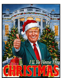 ILl Be Home For Christmas Santa Funny Trump Xmas On Back Mousepad