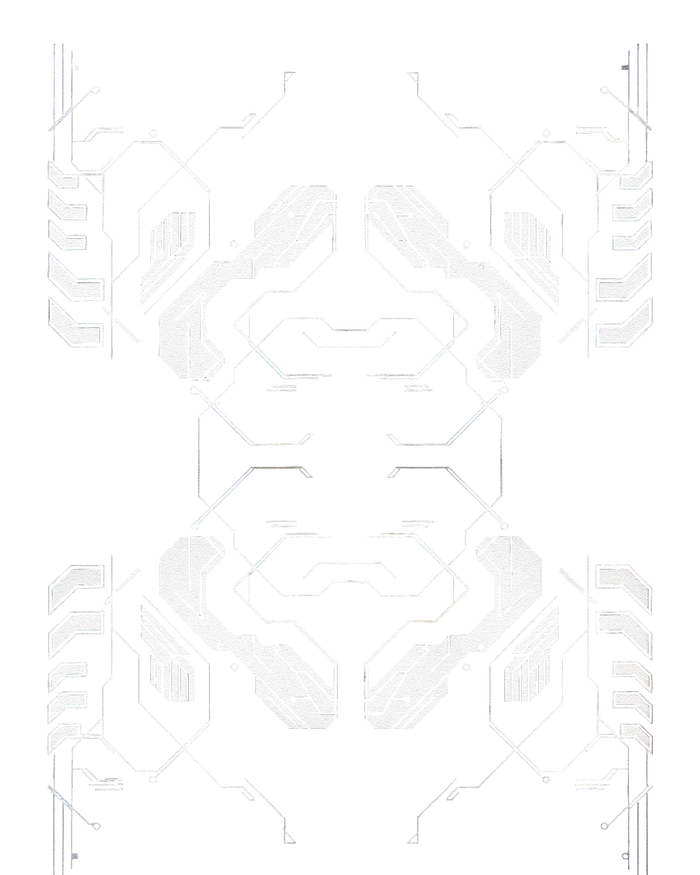 Futuristic Circuit Board Pattern Design T-Shirt