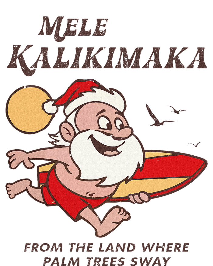 Mele Kalikimaka Tropical Christmas Hawaiian Santa Xmas T-Shirt