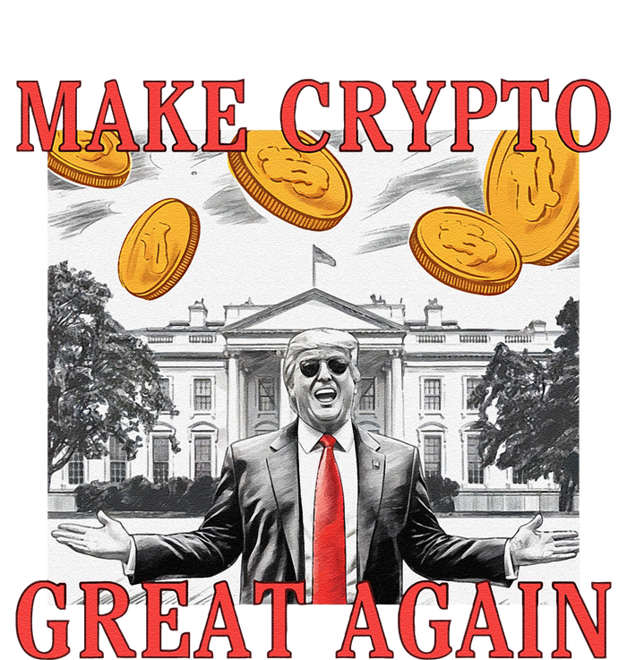 Sarcastic Trump DaddyS Home Make Crypto Great Again Bitcoin Hoodie