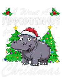 I Want A Hippopotamus For Christmas Xmas Hippo Lover Funny Cooling Performance Long Sleeve Crew