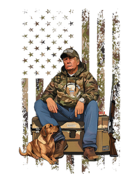 Trump With Dog Duck Waterfowl Hunting Camo President Trump Hoodie