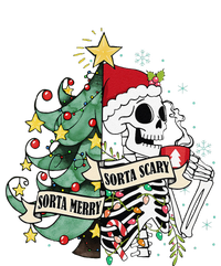 Funny Christmas Sorta Merry Sorta Scary Skeleton Xmas Tree Magnet