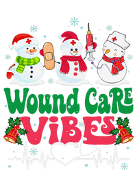 Wound Care Vibes Nurse Snowman Stethoscope Funny Christmas T-Shirt