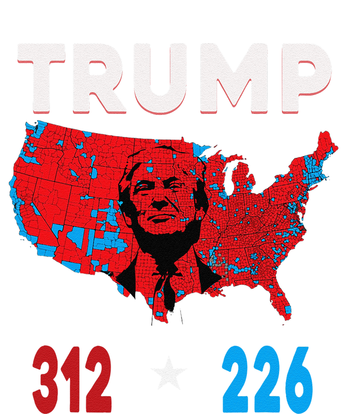 2024 Electoral Map Trump 312 Red Election 2024 Results Map Softstyle Adult Sport Polo