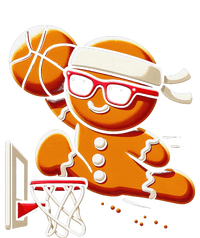 Gingerbread Man Playing Basketball Dunking Christmas Xmas Sustainable Beanie