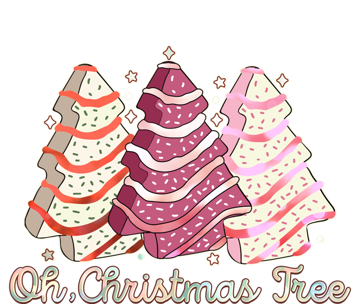 Cute Festive Oh Christmas Tree Snack Cakes Long Sleeve Shirt