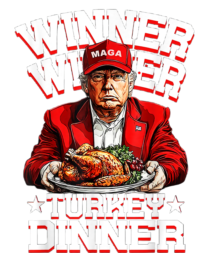 Trump Winner Funny Winner Turkey Dinner Thanksgiving Short Acrylic Beanie