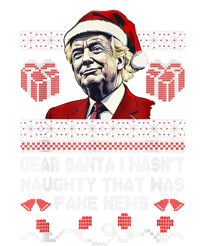 Christmas Trump Dear Santa Fake News Funny Xmas Sustainable Bucket Hat