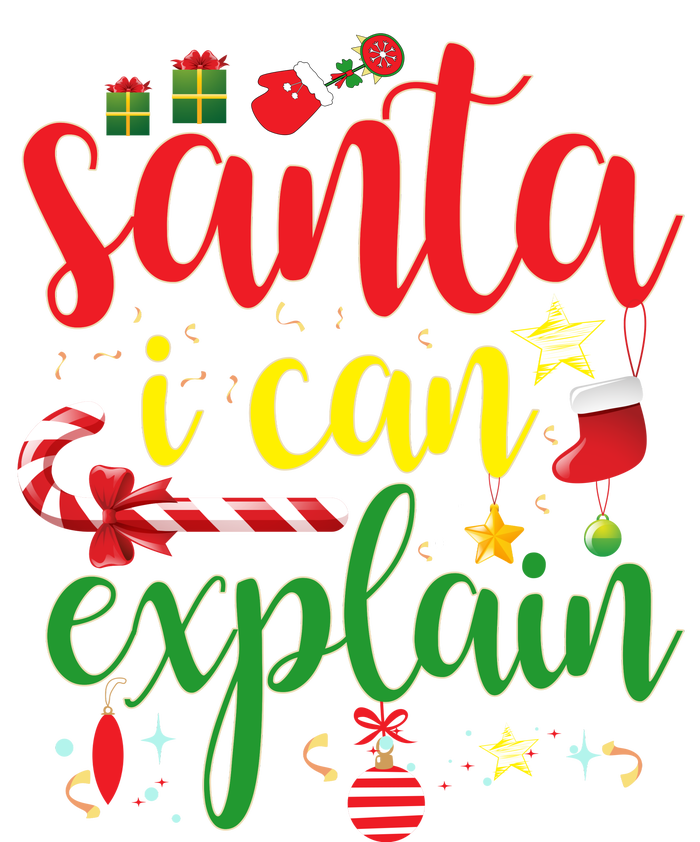 Funny Christmas Santa I Can Explain T-Shirt