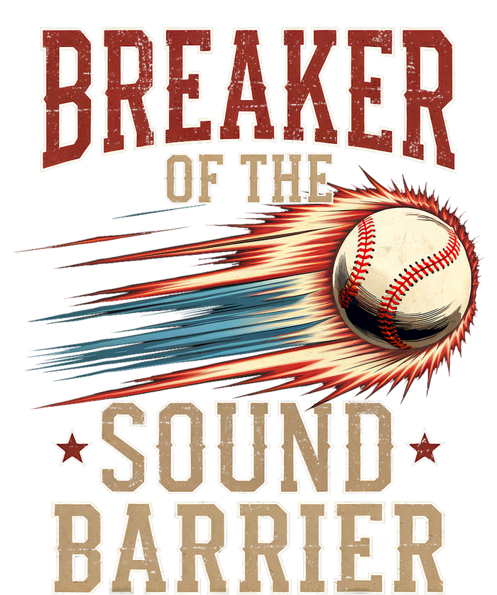 Baseball Pitcher Batter Funny Breaker Of The Sound Barrier T-Shirt