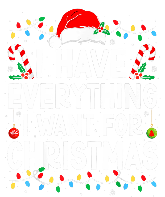 I Have Everything I Want For Christmas Its Me IM Everything Cropped Pullover Crew