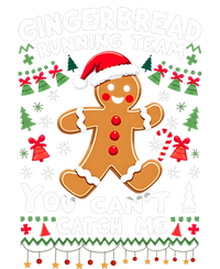 Funny Gingerbread Running Team Ugly Christmas Sweater PosiCharge RacerMesh Polo