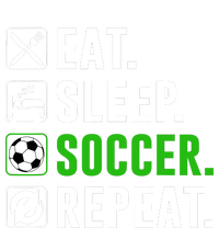 Eat Sleep Soccer Repeat Funny Soccer Player T-Shirt