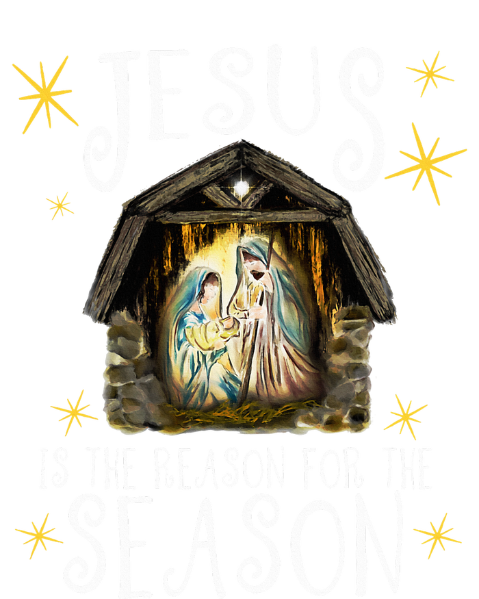 Christmas Nativity Jesus Is The Reason For The Season Manger Sustainable Knit Beanie