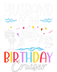 Husband Of The Birthday Cruiser Funny Cruise Birthday High Crown Mesh Back Trucker Hat