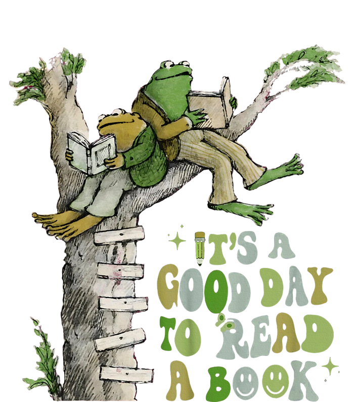 ItS A Good Day To Read A Book Retro Funny Frog Toad Tank To T-Shirt