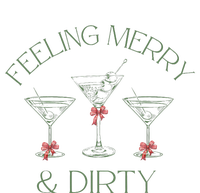 Feeling Merry And Dirty Martini Glasses Christmas Festive Youth Performance Sprint T-Shirt