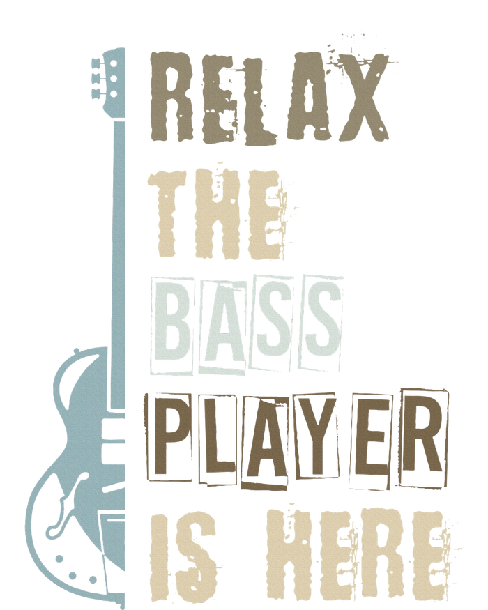 Funny Relax The Bass Player Is Here Bass Guitar Insulated Varsity Jacket