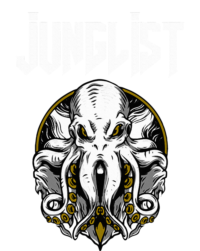 Junglist Octopus Dnb Rave Drum And Bass Squid T-Shirt