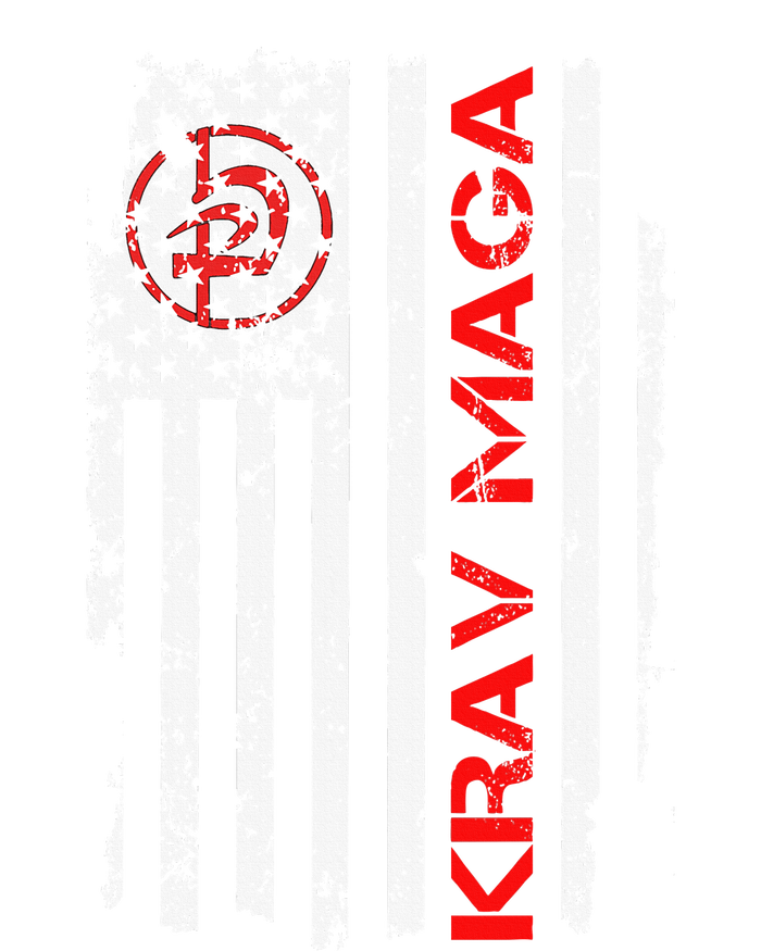 Krav Maga Usa American Flag Symbol Fan Vintage T-Shirt