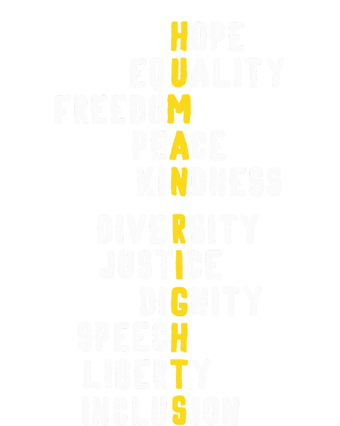 Human Rights Diversity Justice & Peace To All T-Shirt