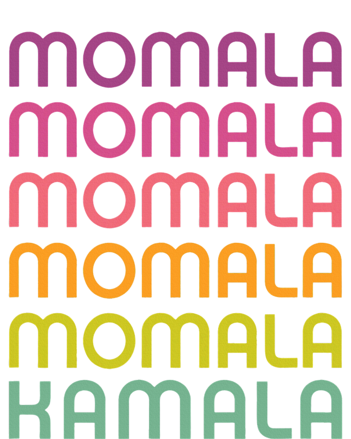 Momala Kamala Mamala Retro Colorful Design Mom Kamala T-Shirt