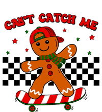 CanT Catch Me Merry Christmas Boy Skateboarding Gingerbread T-Shirt