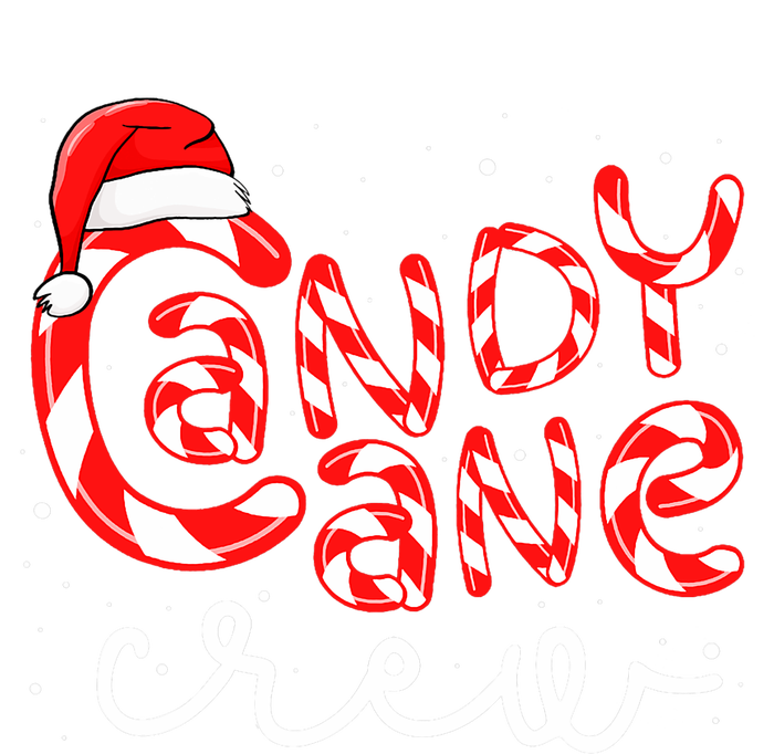 Candy Cane Crew Christmas Squad Xmas Family Matching Santa T-Shirt