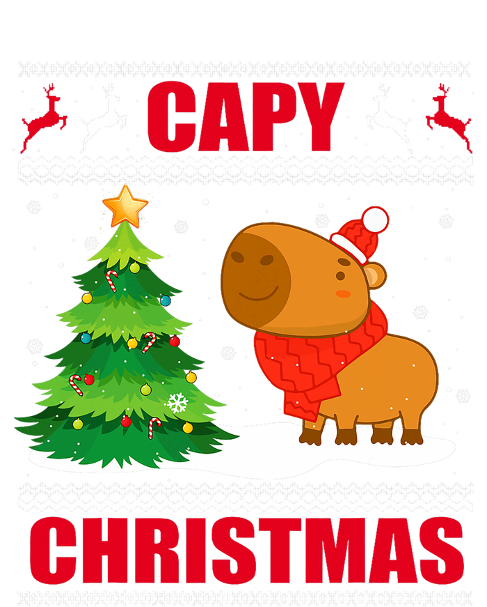 Capy Ugly Christmas Capybara Lover Christmas Metallic Star Ornament