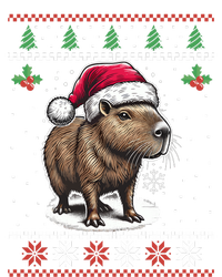 Capybara Santa Hat Ugly Christmas Sweater Xmas Valucap Bio-Washed Visor