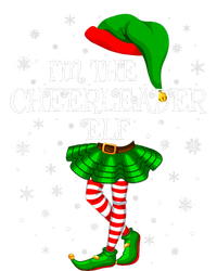 Cheerleader Elf Christmas Matching Family Elf Tie-Dye Long Sleeve Shirt