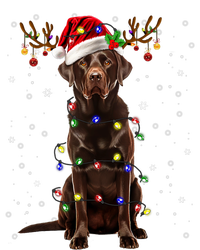 Chocolate Lab Labrador Christmas Tree Light Pajama Dog Xmas Kids Hoodie