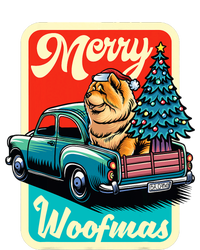 Chow Chow Merry Christmas Tree Truck Dog Xmas Woofmas T-Shirt