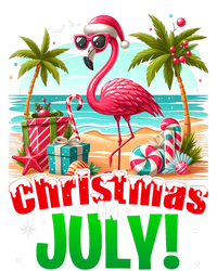 Christmas In July Flamingo Beach Summer Hawaii T-Shirt