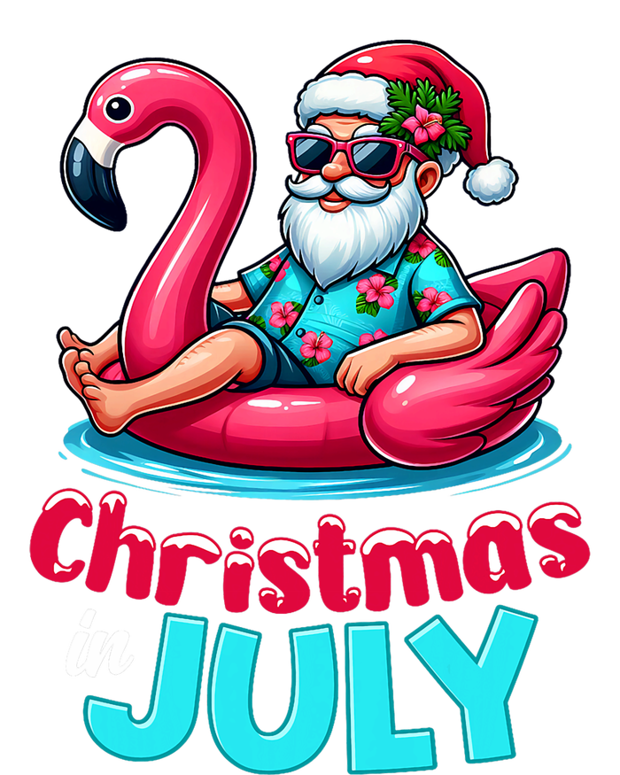 Christmas In July Flamingo Santa Beach Summer PosiCharge Competitor Tank