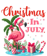 Christmas In July Flamingo Santa Hat Sweatshirt Cinch Pack Bag