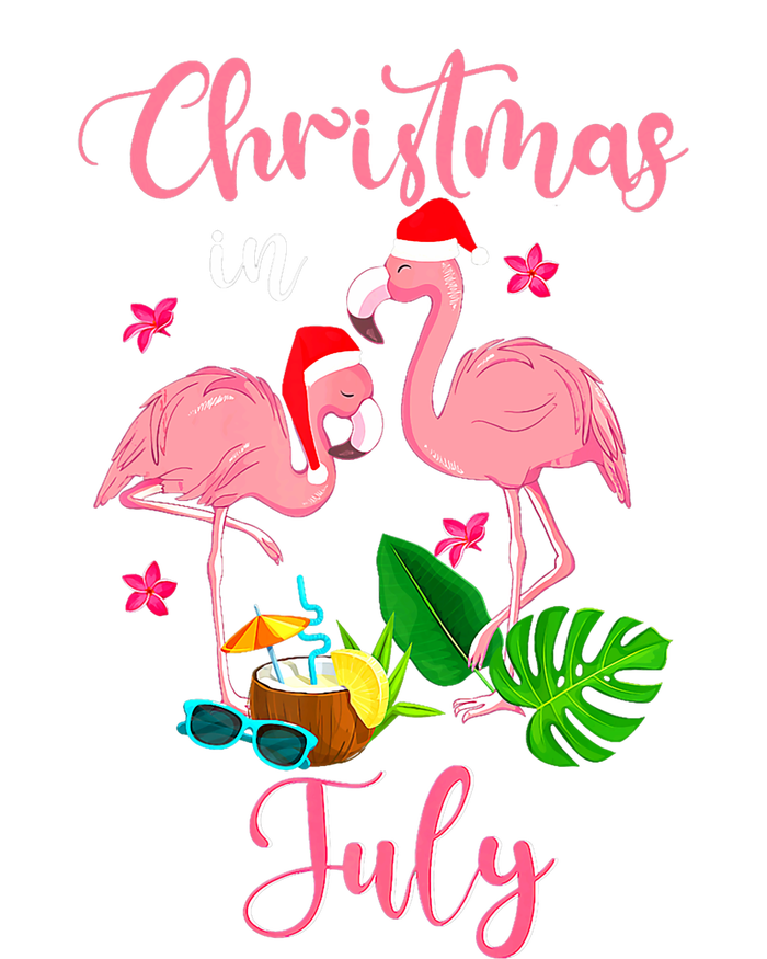 Christmas In July Flamingo With Santa Hat Mesh Reversible Basketball Jersey Tank