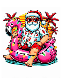 Christmas In July Santa Flamingo Float Summer Xmas T-Shirt