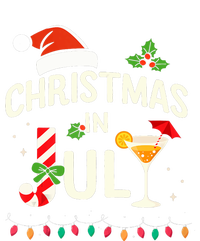 Christmas In July With Candy Cane For Summer Beach Xmas T-Shirt