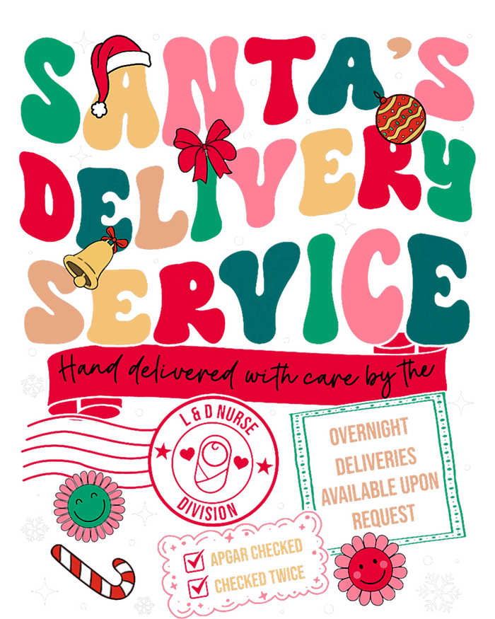 Christmas SantaS Delivery Service L&D Labor Delivery Nurse Poster