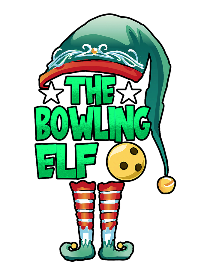 Christmas The Bowling Elf Costume Bowlers Bowling Strike T-Shirt